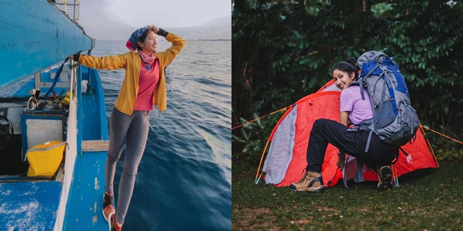 6 Portraits of Claresta Taufan, Star of the TV Series 'BUKU HARIAN SEORANG ISTRI', Enjoying the Great Outdoors, Not Afraid of Fatigue - Always Looks Beautiful to the Maximum