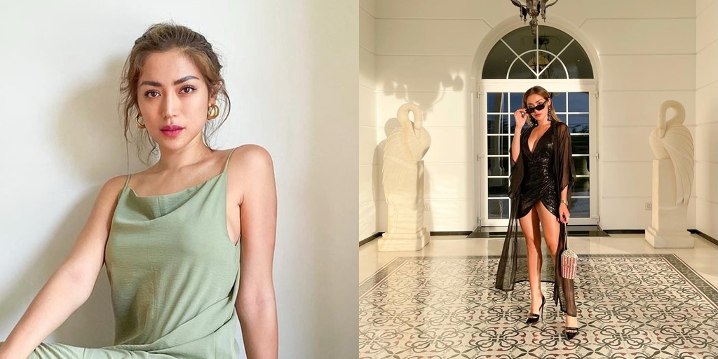 6 Portraits of Jessica Iskandar Wearing a Black Backless Dress, Beautiful and Enchanting with Her Hot Style