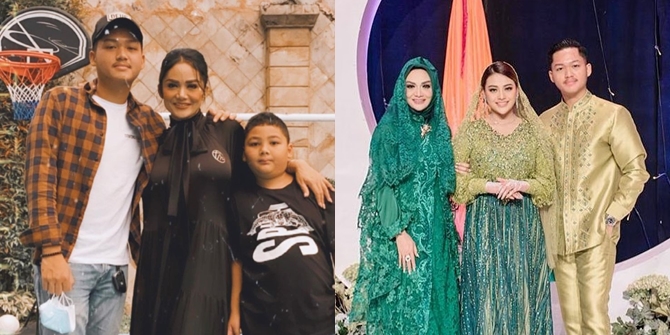 6 Portraits of Togetherness between Krisdayanti and Azriel Hermansyah, Three-person Photo with Raul Lemos Uploaded Right on Birthday Becomes Highlight