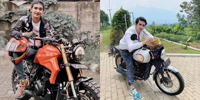 6 Photos of Mahdy Reza, Star of the Soap Opera 'BUKU HARIAN SEORANG ISTRI' While Riding a Motorcycle, Looks Macho But Still Sweet - Becoming an Idol of Netizens