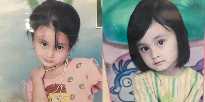 6 Childhood Photos of Liyan Zef, Star of the TV Series 'DARI JENDELA SMP', Beautiful since Childhood - Consistently Having an Eccentric Style