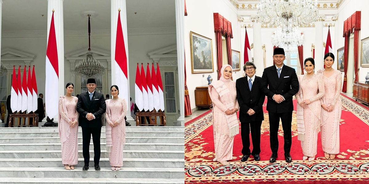 6 Portraits of AHY's Inauguration as Minister of Coordination for Infrastructure and Regional Development in the Red and White Cabinet for the 2024-2029 period