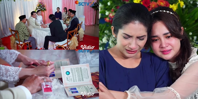 6 Portraits of Dicky and Qory's Wedding in the Soap Opera 'BADAI PASTI BERLALU', Siska and Her Mother Shed Tears Instantly