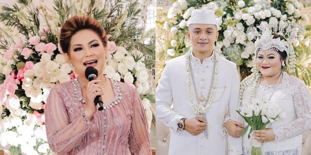 6 Portraits of Nia Daniaty's Daughter's Wedding, Her Son-in-Law is a Cadet