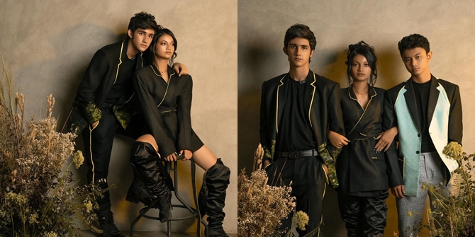 6 Portraits of Photoshoot Queen Sofya, Emiliano Cortizo, and Bintang Agara, Players of 'DARI JENDELA SMP', Like a Love Triangle - Making Netizens Emotional