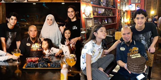 6 Portraits of Ahmad Dhani's 48th Birthday, the Solidarity of Al El and Dul as well as Mulan Jameela Becomes the Highlight