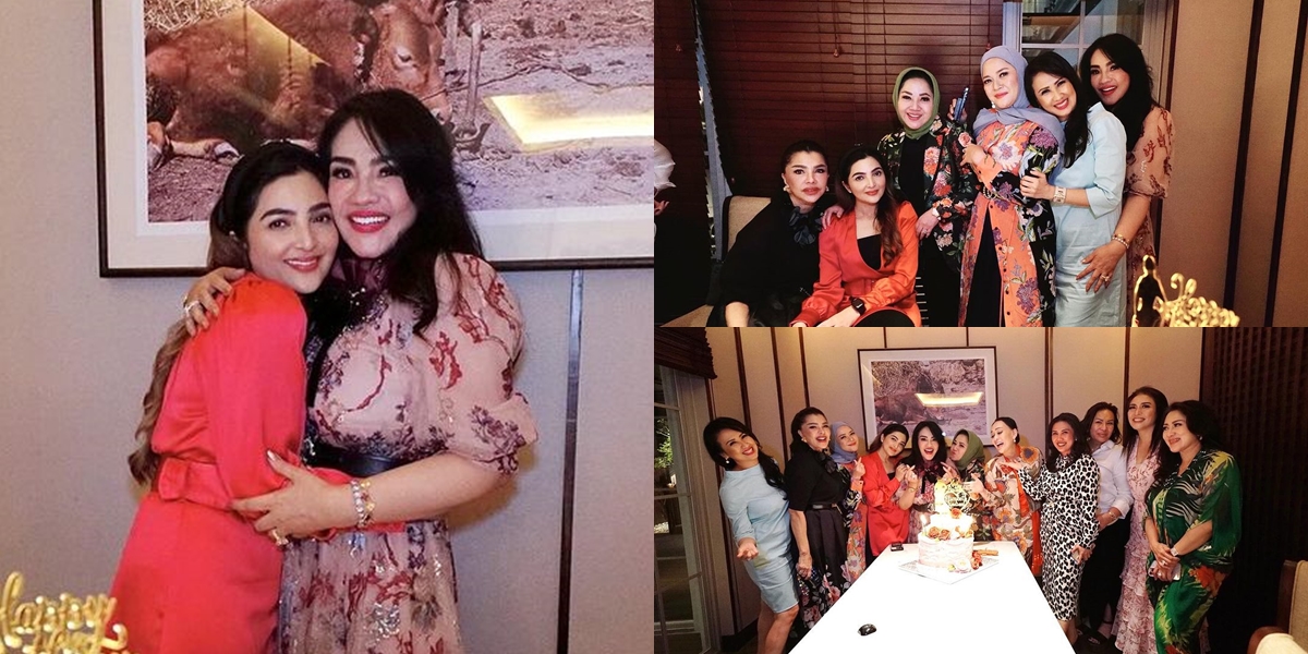 6 Birthday Portraits of Elizabeth Kardinal, Mother-in-law of Chelsea Islan, Celebrated Joyfully with Capital Socialites - Attended by Ashanty