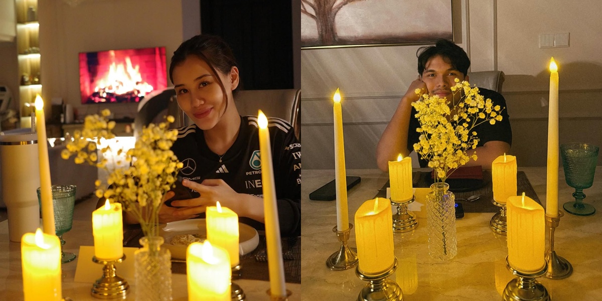7 Aaliyah Massaid and Thariq Halilintar Have a Romantic Dinner Together, Pregnant Mother is Very Cherished