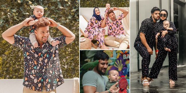 7 Photos of Ammar Zoni Twinning Outfits with Baby Air, Both Handsome & Super Compact!