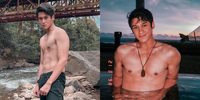 7 Photos of Antonio Blanco Jr 'BUKU HARIAN SEORANG ISTRI' Naked Chest Pose in the River, Showing Athletic Body & Ripped Bread!