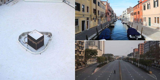 7 Photos of 'Earth Taking a Rest' Due to the Corona Virus, from Ka'bah to the Empty Canals of Venice