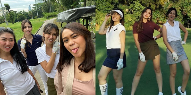 7 Photos of Nia Ramadhani's New Gang, Beautiful and Loves Playing Golf!