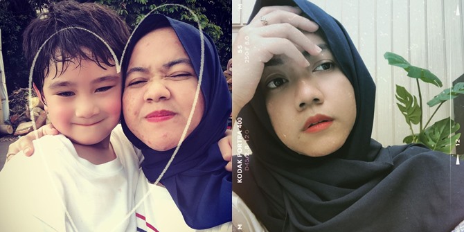 7 Cute Selfie Photos of Mbak Lala, Rafathar's Beloved Babysitter, Making Netizens Also Feel Adorable