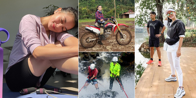 7 Sporty Photos of Ririn Ekawati who is Becoming More Active in Working Out after Marrying Ibnu Jamil