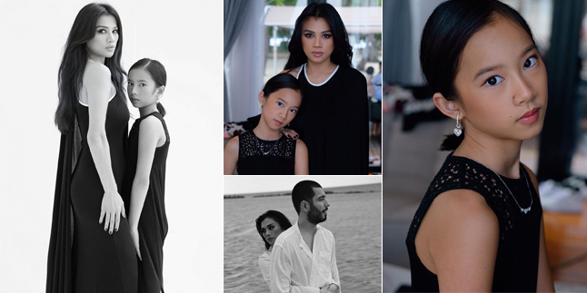 9 Latest Photoshoot of Adinda Bakrie's Family, Sweet Moments with Husband - Attention-Grabbing Daughter