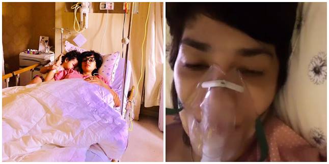 7 Photos of Ussy Sulistiawaty at the Hospital, Wearing an Oxygen Mask!