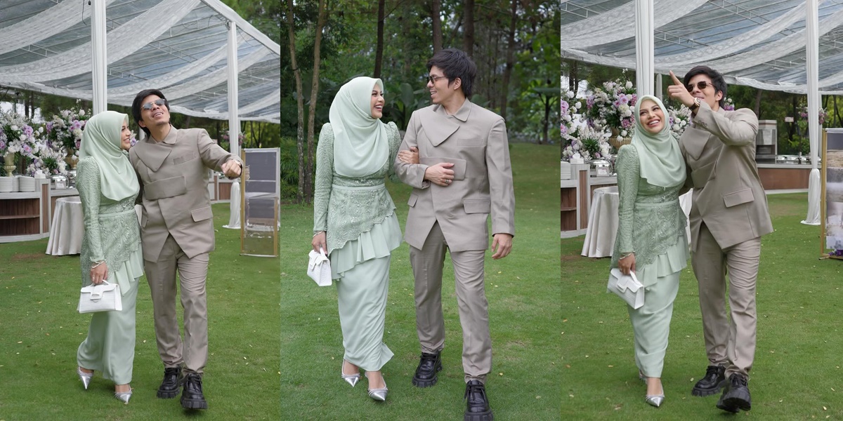 7 Styles of Aurel Hermansyah & Atta Halilintar at a Wedding, A Photo Together Without Children as If Returning to Their Dating Days