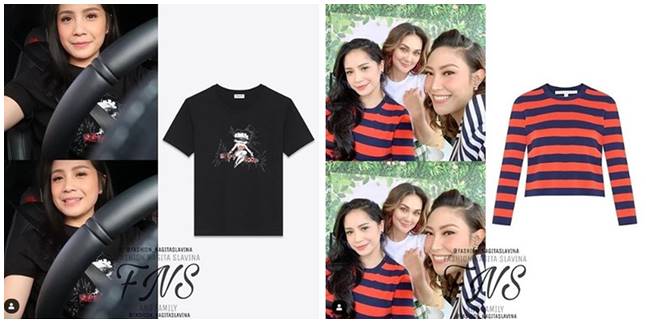 7 Prices of Nagita Slavina's T-shirts That Make Misqueen Friends Scream!