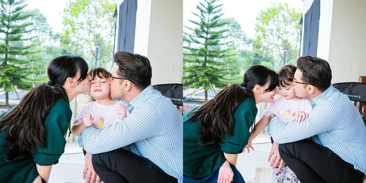 7 Moments Asmirandah Takes Chloe to Visit Papa Jonas at Work, Bringing Their Child to the Filming Location Despite Being Busy