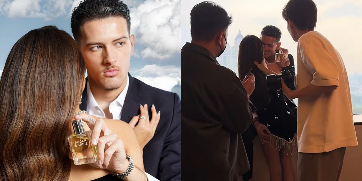 7 Moments of Justin Hubner's Perfume Photoshoot, the Model He Embraced Tenderly Sparks Curiosity