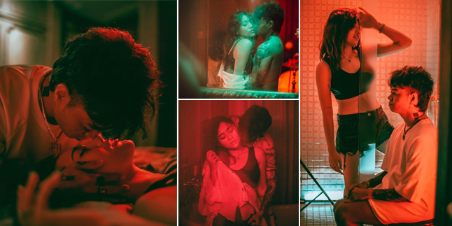 7 Intimate Moments of Reza Arap and Wendy Walters in an Intimate Photoshoot on the Bed - Bathroom