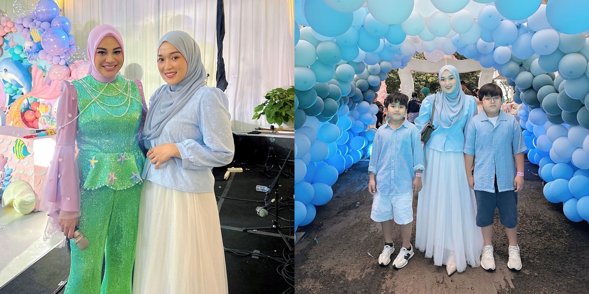 7 Moments of Ririe Fairus at Azura's Birthday, Netizens Pray for Her to Find a Match After Ayus Chose Nissa Sabyan