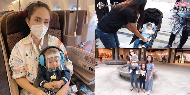 7 Moments Ussy Sulistiawaty Invites Baby Saka to the Mall for the First Time, Worried and Wants to Go Home Immediately