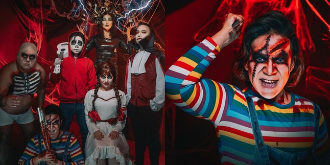 7 Ruben Onsu Family Photoshoots to Welcome Halloween, Sarwendah Appears as a Beautiful and Creepy Medusa