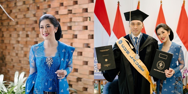 7 Appearances of Aliya Rajasa at Ibas Yudhoyono's Doctoral Graduation, Beautiful Kebaya with Deep Meaning