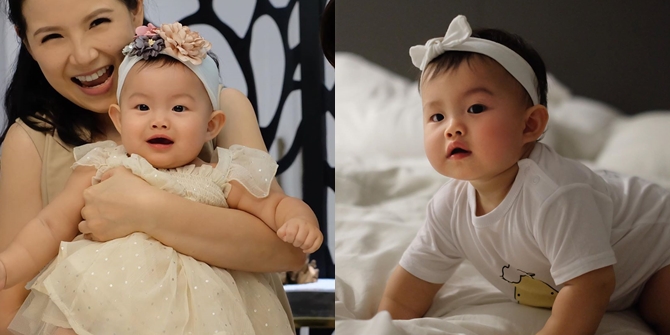 7 Portraits of Abigail Tjandra, Edric Tjandra's Daughter Who is Not Yet One Year Old, Beautiful and Adorable!