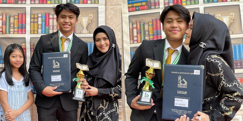 7 Portraits of Ahmad Faiz, Meggy Wulandari's Stepchild, Loved Like a Biological Son - Just Graduated from High School