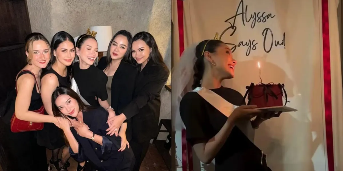 7 Portraits of Alyssa Daguise Receiving a Bridal Shower Surprise from Friends, Private Dinner Full of Red Roses