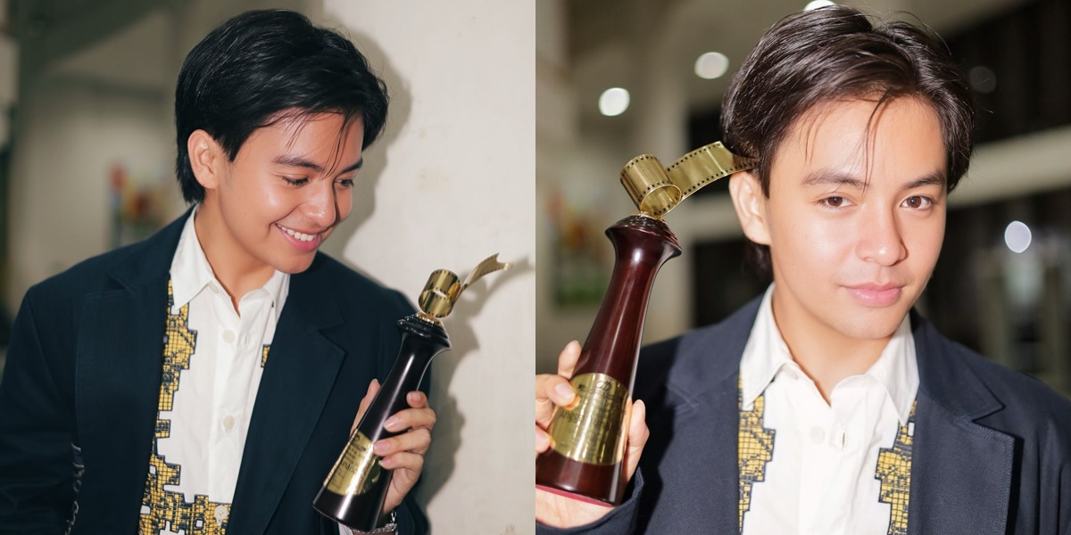 7 Photos of Angga Yunanda Receiving the 'Best Male Lead Actor' Award at the Bandung Film Festival 2024, Flooded with Congratulations