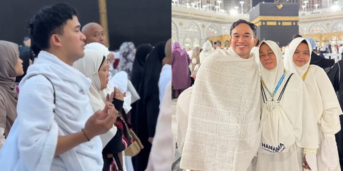 7 Photos of Anwar BAB, Sharing Touching Moments While Tawaf Filled with Gratitude and Praying to Find a Wife