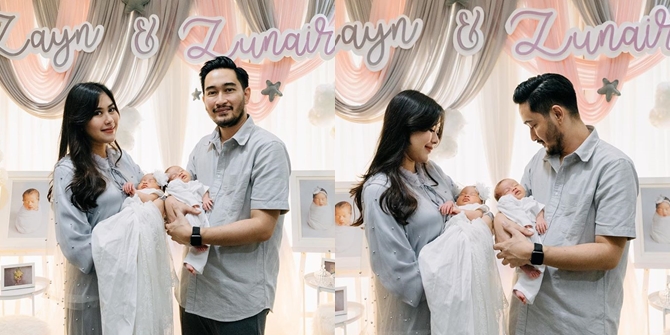 7 Portraits of Syahnaz Sadiqah's Child Aqiqah, Serene with White-themed Decoration