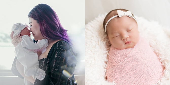 7 Portraits of Ariella Octavia, Sarwendah's Newborn Niece, Beautiful and Super Cute - Her Tiny Lips Steal the Spotlight