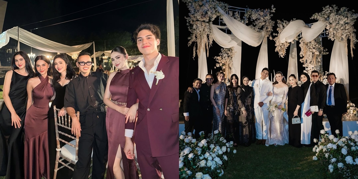 7 Photos of Artists Attending the Wedding of Harris Vriza and Haviza Anjani, Including the Elegant Nagita Slavina - El Rumi and Syifa Hadju in Sync
