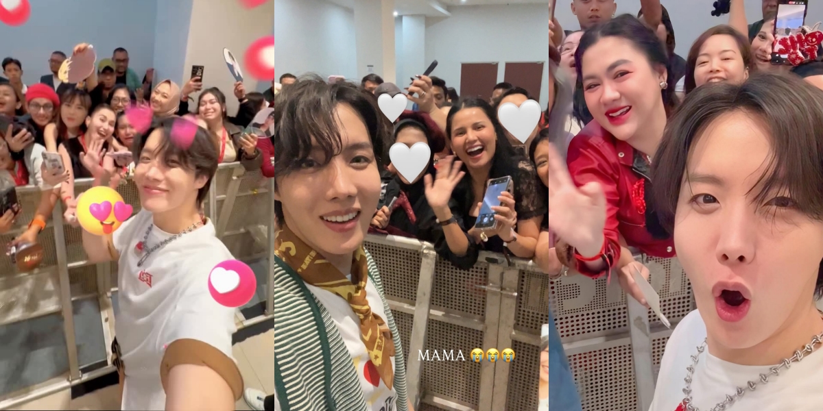 7 Photos of Indonesian Artists Watching J-Hope BTS Concert, Yunita Siregar - Bilqis, Ayu Ting Ting's Child, Taking Selfies with Bias