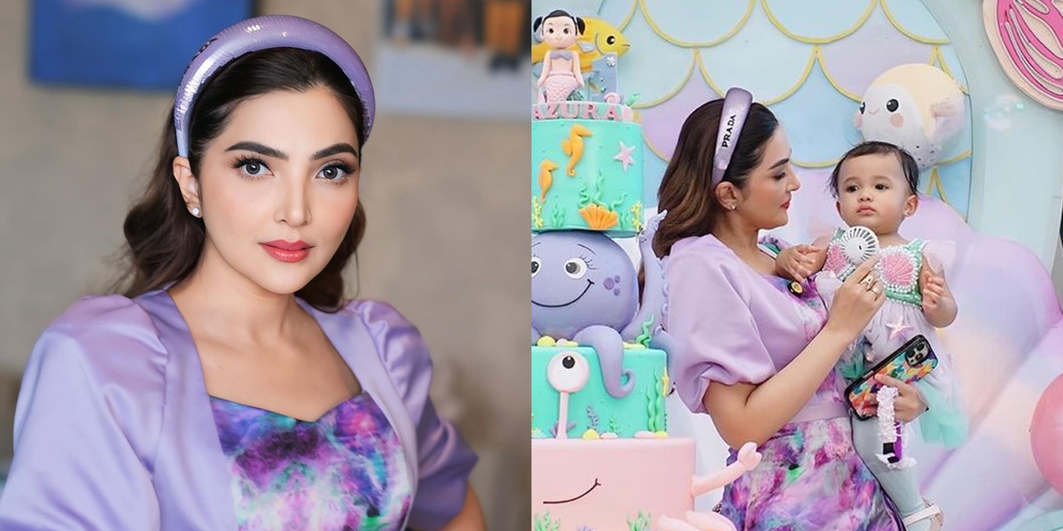 7 Photos of Ashanty at Azura's Birthday, Looking Beautiful in All Purple - Even Cuter Like a Teen Thanks to the Branded Headband Adorning Her Hair