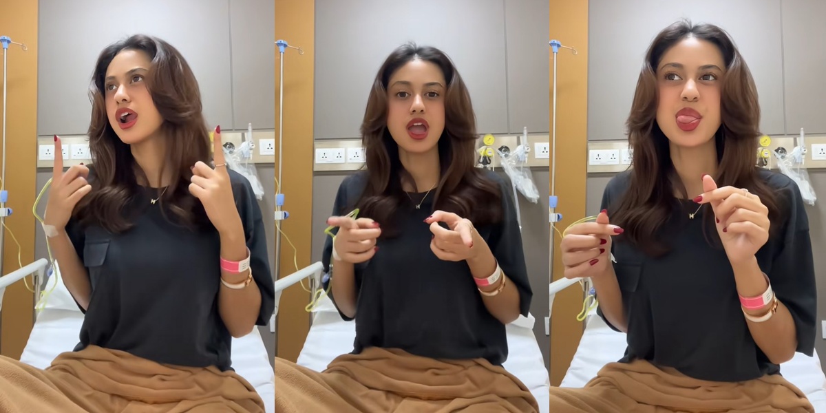7 Photos of Asila Maisa Having Fun and Being Playful Despite Having an IV, Eliciting Various Reactions