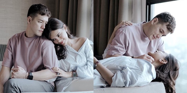 7 Portraits of Audi Marissa and Anthony Xie Enjoying Honeymoon, Showing Affectionate Moments at the Hotel