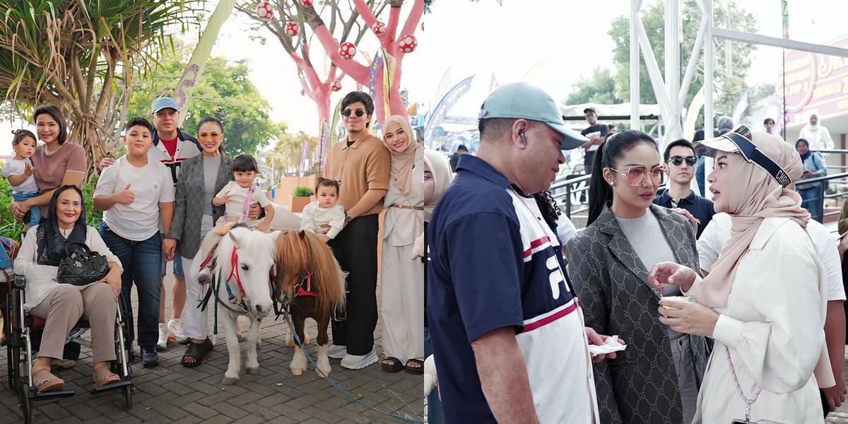 7 Photos of Aurel Hermansyah's Vacation in Batu-Jatim, Enjoying Time with Ameena and Azura Riding Horses - Enjoyed Durian with Atta Halilintar