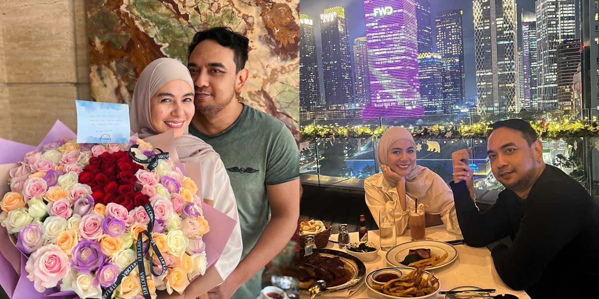 7 Photos of Bebi Romeo and Meisya Siregar Celebrating Their 20th Anniversary, Still Romantic Despite a Dramatic Love Story