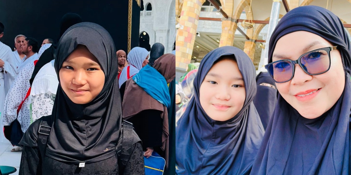 7 Photos of Bilqis, Ayu Ting Ting's Daughter, Performing Umrah in the Holy Land, Growing More Beautiful as a Teenager