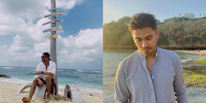 7 Photos of Bryan Mckenzie, the Actor of Sandy in 'NALURI HATI', at the Beach, Netizens: Poor Newlyweds but in a Long-Distance Relationship