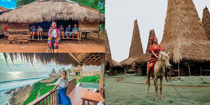 7 Beautiful Portraits of Ashanty and Aurel Hermansyah in Sumba, Enchanting While Riding Horses