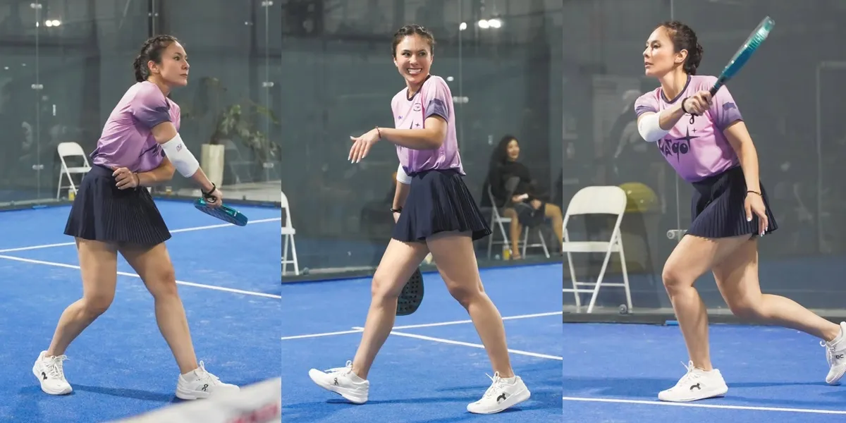 7 Beautiful Photos of Wulan Guritno Looking Sporty Participating in a Padel Tournament, Full of Spirit and Body Goals That Make You Envy