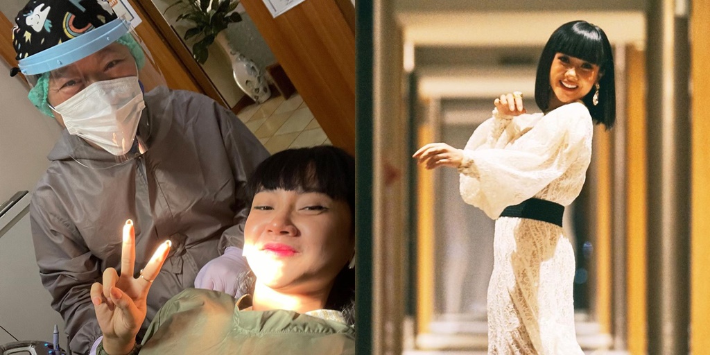 7 Photos of Cita Citata Removing Wisdom Teeth, Her Cheeks Swell - Netizens Compare Her to Roy Kiyoshi