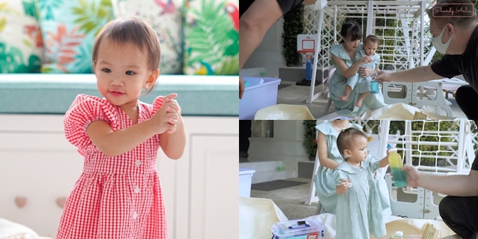 7 Portraits of Claire, Shandy Aulia's 18-Month-Old Daughter, Who is Homeschooled, Confused Face Becomes the Spotlight - Harvest of Netizens' Criticism