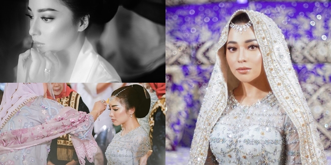 7 Portraits of Nikita Willy's Detailed Makeup at the Bainai Night, Beautiful with Nude Shades Like a Princess